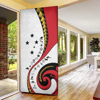 Papua New Guinea Independence Door Cover Special Style White Version LT05 - Polynesian Pride