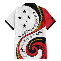 Papua New Guinea 50th Independence Anniversary Family Matching Mermaid Dress and Hawaiian Shirt Special Style White Version LT05 - Polynesian Pride