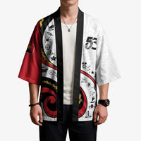 Papua New Guinea Independence Kimono Special Style White Version LT05 - Polynesian Pride