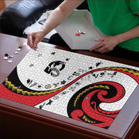 Papua New Guinea Independence Puzzle Special Style White Version LT05 - Polynesian Pride
