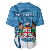 Personalized Fiji Baseball Jersey Coat Of Arms Tagimoucia With Fijian Tapa Pattern LT05 - Polynesian Pride