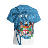 Personalized Fiji Hawaiian Shirt Coat Of Arms Tagimoucia With Fijian Tapa Pattern LT05 - Polynesian Pride