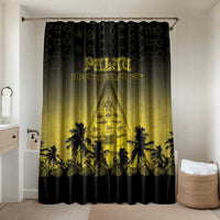 Palau Independence Day Bathroom Set Palauan Tattoo Pattern - Polynesian Pride