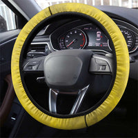 Palau Independence Day Steering Wheel Cover Palauan Tattoo Pattern - Polynesian Pride
