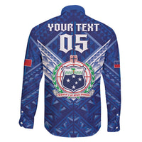 Toa Samoa Rugby Custom Family Matching Long Sleeve Bodycon Dress and Hawaiian Shirt Samoan Pride With Tribal Pattern - Polynesian Pride