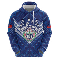 Toa Samoa Rugby Custom Hoodie Samoan Pride With Tribal Pattern - Polynesian Pride