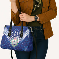 Toa Samoa Rugby Leather Bag Samoan Pride With Tribal Pattern - Polynesian Pride