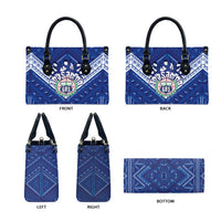 Toa Samoa Rugby Leather Bag Samoan Pride With Tribal Pattern - Polynesian Pride