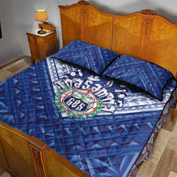 Toa Samoa Rugby Quilt Bed Set Samoan Pride With Tribal Pattern - Polynesian Pride