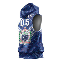 Toa Samoa Rugby Custom Sleeveless Hoodie Samoan Pride With Tribal Pattern - Polynesian Pride