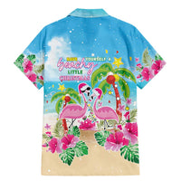 Hawaii Christmas Family Matching Mermaid Dress and Hawaiian Shirt Deck The Palms Holiday Flamingos
