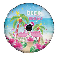 Hawaii Christmas Spare Tire Cover Deck The Palms Holiday Flamingos