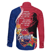 Guam Martin Luther King Jr Day Family Matching Off Shoulder Short Dress and Hawaiian Shirt LT05 - Polynesian Pride