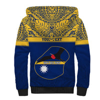 Personalised Repubrikin Naoero Independence Day Sherpa Hoodie Tamanu With Coat Of Arms LT05 - Polynesian Pride