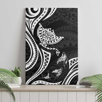 Hawaii Manta Ray Canvas Wall Art Polynesian Art Tattoo