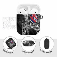 Hawaii King Flag AirPods Case Hawaiian Maile Lei - Polynesian Pride