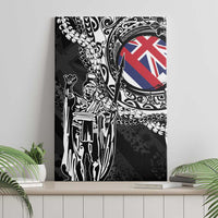 Hawaii King Flag Canvas Wall Art Hawaiian Maile Lei - Polynesian Pride