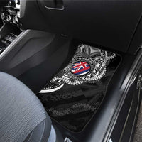 Hawaii King Flag Car Mats Hawaiian Maile Lei - Polynesian Pride