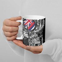 Hawaii King Flag Ceramic Mug Hawaiian Maile Lei - Polynesian Pride
