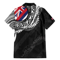 Hawaii King Flag Family Matching Mermaid Dress and Hawaiian Shirt Hawaiian Maile Lei - Polynesian Pride