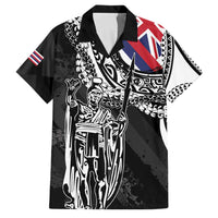 Hawaii King Flag Family Matching Summer Maxi Dress and Hawaiian Shirt Hawaiian Maile Lei - Polynesian Pride