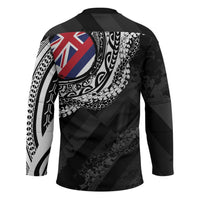Hawaii King Flag Hockey Jersey Hawaiian Maile Lei - Polynesian Pride