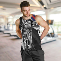 Hawaii King Flag Men Tank Top Hawaiian Maile Lei - Polynesian Pride