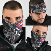 Hawaii King Flag Neck Gaiter Hawaiian Maile Lei - Polynesian Pride