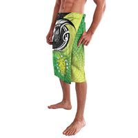 Custom New Zealand Cook Islands Lavalava Maori Tiki With Circle Stars Turtle - Polynesian Pride