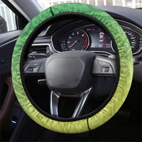 New Zealand Cook Islands Steering Wheel Cover Maori Tiki With Circle Stars Turtle - Polynesian Pride