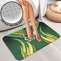 Cook Islands Rugby Bathroom Set Unique Style Green Version - Polynesian Pride