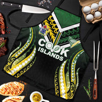 Cook Islands Rugby Apron Unique Style Black Version - Polynesian Pride