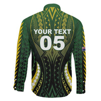 Custom Cook Islands Rugby Family Matching Mermaid Dress and Hawaiian Shirt Unique Style Black Version LT05 - Polynesian Pride
