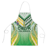 Cook Islands Rugby Apron Unique Style White Version - Polynesian Pride