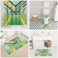 Cook Islands Rugby Bathroom Set Unique Style White Version - Polynesian Pride