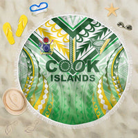 Cook Islands Rugby Beach Blanket Unique Style White Version - Polynesian Pride
