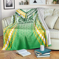 Cook Islands Rugby Blanket Unique Style White Version - Polynesian Pride