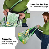 Cook Islands Rugby Grocery Bag Unique Style White Version - Polynesian Pride