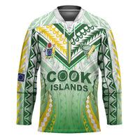 Custom Cook Islands Rugby Hockey Jersey Unique Style White Version - Polynesian Pride