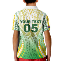 Custom Cook Islands Rugby Kid Polo Shirt Unique Style White Version - Polynesian Pride