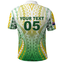 Custom Cook Islands Rugby Polo Shirt Unique Style White Version - Polynesian Pride