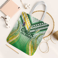 Cook Islands Rugby Tote Bag Unique Style White Version - Polynesian Pride