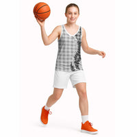 Gray Hawaii Palaka Basketball Jersey Hawaiian Honohono Lei