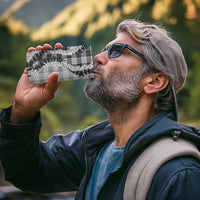 Gray Hawaii Palaka 4 in 1 Can Cooler Tumbler Hawaiian Honohono Lei