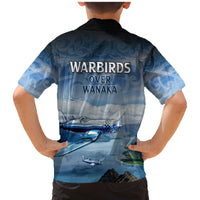 New Zealand Wanaka Air Show Family Matching Mermaid Dress and Hawaiian Shirt With Maori Pattern LT05 - Polynesian Pride