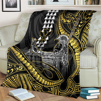 Hawaii King Kamehameha The Great Blanket Gold Tribal Tattoo
