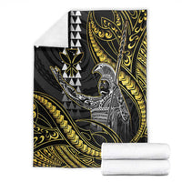 Hawaii King Kamehameha The Great Blanket Gold Tribal Tattoo