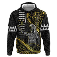 Hawaii King Kamehameha The Great Hoodie Gold Tribal Tattoo