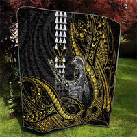 Hawaii King Kamehameha The Great Quilt Gold Tribal Tattoo