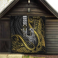 Hawaii King Kamehameha The Great Quilt Gold Tribal Tattoo